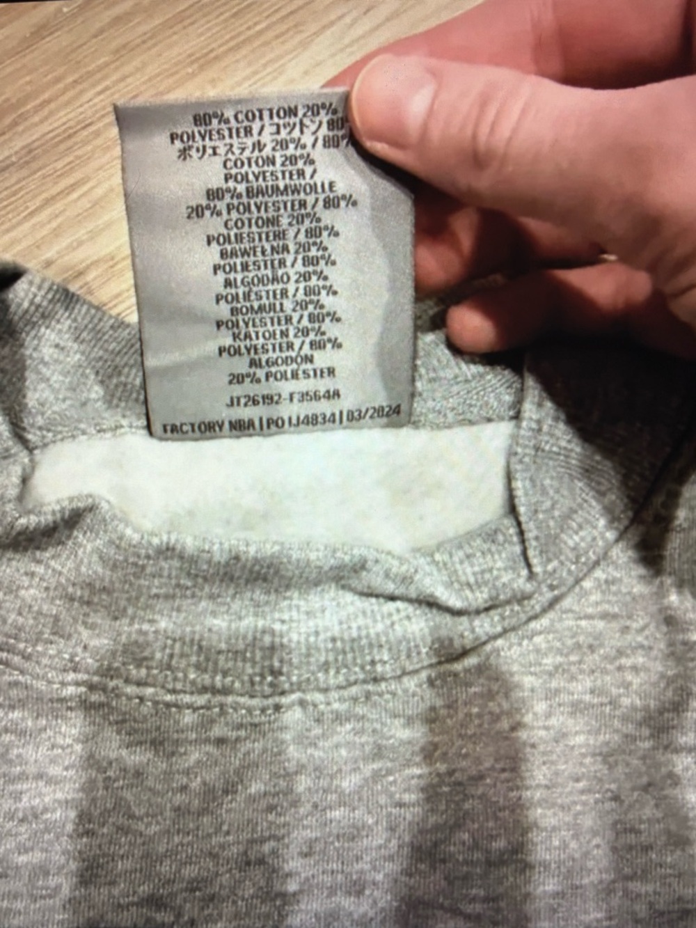 Taylor Swift Gray Crewneck with Multi-Color Photo Grid - Picture 4 of 4